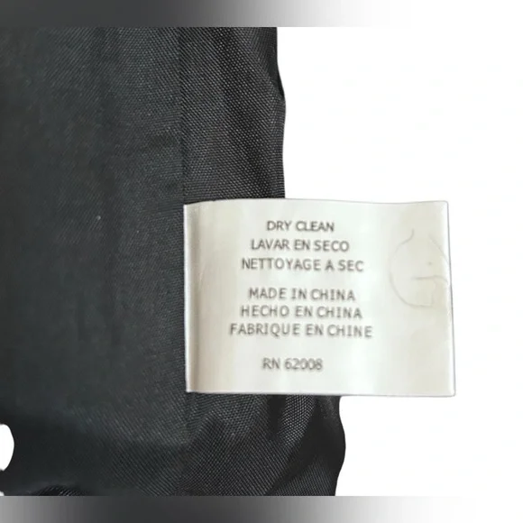 NORDSTROM INSIGHT NEW YORK Moto Asymmetrical Zipper Wool Tunic Vest Blk 10✨NWT✨ - Picture 9 of 9